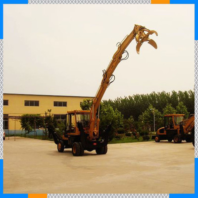 優質小型挖掘機起揚QY-45抓鐵機 工廠定制型大臂旋轉180°的卓越性能與應用解析